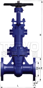 德標波紋管閘閥結(jié)構(gòu)圖