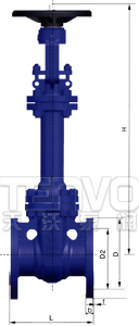 德標波紋管閘閥結(jié)構(gòu)圖