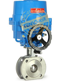 對(duì)夾式電動(dòng)球閥