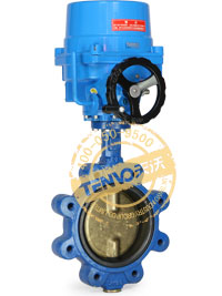 突耳式電動對夾軟密封蝶閥