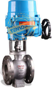 裝配QT系列執(zhí)行器電動偏心半球閥球閥