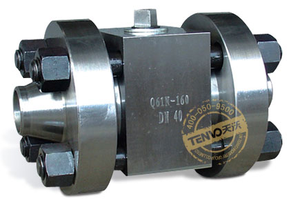 Q71N對(duì)焊連接鍛鋼高壓球閥實(shí)物圖