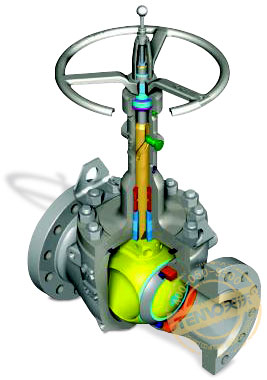 軌道球閥解剖圖