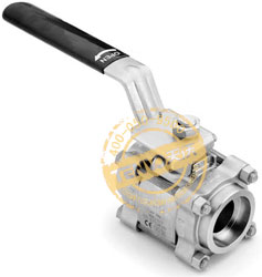 卡套管和公稱管承插焊接球閥實物圖