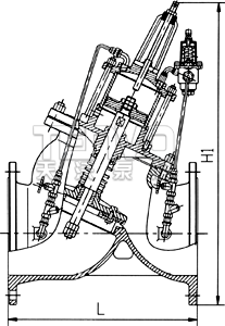 活塞式可調(diào)減壓穩(wěn)壓閥結(jié)構(gòu)圖