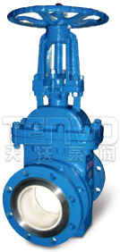 PZ41TC耐磨陶瓷排渣閘閥實物圖