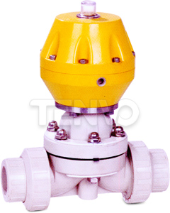 氣動PPH隔膜閥實物圖