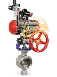 V型調(diào)節(jié)氣動(dòng)球閥