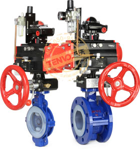 氣動(dòng)襯氟蝶閥