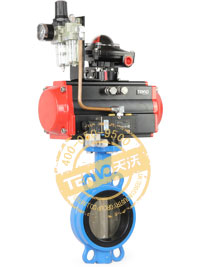 對(duì)夾式氣動(dòng)軟密封蝶閥