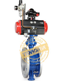 法蘭式氣動(dòng)硬密封蝶閥