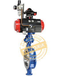 對(duì)夾式氣動(dòng)硬密封蝶閥