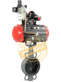 對(duì)夾式氣動(dòng)全襯膠蝶閥