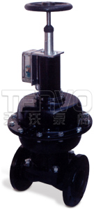 EG6K41J英標（常開型）氣動隔膜閥實物圖