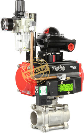 AT系列氣動焊接球閥實物圖