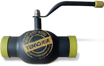 （焊接連接）縮徑全焊接球閥實(shí)物圖