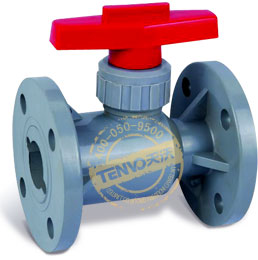 UPVC塑料法蘭球閥