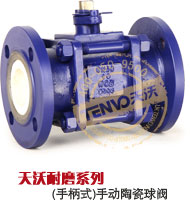 手動陶瓷球閥實物圖
