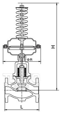 V230/231自力式壓力/壓差調(diào)節(jié)閥結(jié)構(gòu)圖