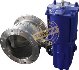 大口徑氣動V型球閥