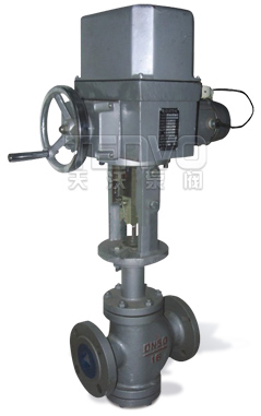 ZAZN電動(dòng)直通雙座調(diào)節(jié)閥實(shí)物圖