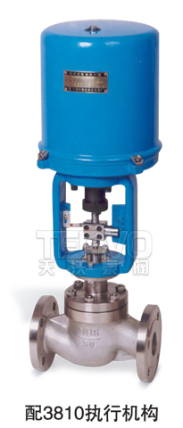 配3810電動執(zhí)行器電子式電動調(diào)節(jié)閥實(shí)物圖