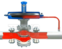 自力式差壓/微壓調(diào)節(jié)閥示意圖