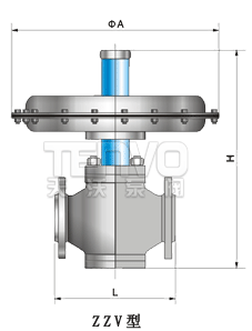 ZZV自力式微壓調(diào)節(jié)閥結(jié)構(gòu)圖