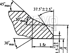 焊接端坡口結(jié)構(gòu)圖