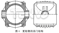 更輕便的活門結(jié)構(gòu)